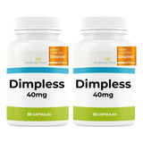 Kit 2 Potes Suplemento Dimples® Selo Autenticidade 40mg 30 C