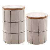 Kit 2 Potiches Linha