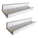Kit 2 Prateleira Decorativa Porta Temperos Suporte 45cm Mdf