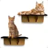 Kit 2 Prateleiras Degraus  Para Gatos Escada De Parede Gatos - Suporta Até 10kg -grupo Paraiso Mdf