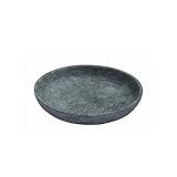Kit 2 Pratos Fundo Para Massa Em Pedra Sabão Borda Alta 28cm