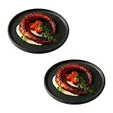 Kit 2 Pratos Raso Pedra Sabão Rústico Comida Mineira Saudável