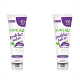 Kit 2 Protetor Solar Verao 60 Fps Com Repelente Uva uvb 120g