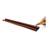 Kit 2 Protetor Veda Porta Ajustável Duplo Rolinho 80cm