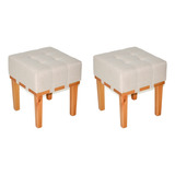 Kit 2 Puff Banqueta