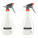 Kit 2 Pulverizador Borrifador Casa Manual Tramontina 1 L Cor Branco