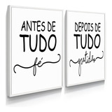 Kit 2 Quadros Fe