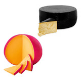 Kit 2 Queijos Canastra Parmesão Capa Preta Queijo Reino