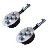 Kit 2 Queimador Inox 5 Caulim C Regulagem Alta Pressão