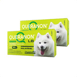 Kit 2 Queranon Lb Avert Pele Pelagem Cães Até 30kg 30 Comp 