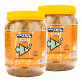 Kit 2 Ração Em Flocos Para Peixes Nutrafish Básica 150g
