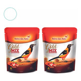 Kit 2 Ração Gold Mix Corrupião Reino Das Aves 500g