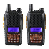 Kit 2 Rádio Comunicador Baofeng Uv