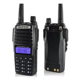 Kit 2 Rádio Comunicador Ht Walk Talk Baofeng Dual Band Uv 82