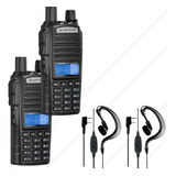 Kit 2 Rádio Ht Baofeng Comunicador Uv82 Dual Vhf Uhf 10w Fm