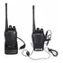 Kit 2 Rádios Ht Baofeng Walkie Talkie 16 Canais Bf-777s