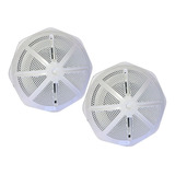 Kit 2 Ralo Fundo Sobrepor 50 Mm Branco Pooltec P Piscinas