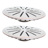Kit 2 Ralos De Fundo Anti Turbilhão Aço Inox 316 P cano 50mm
