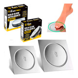 Kit 2 Ralos Inteligente Click Pop Up 15x15 10x10 Inox