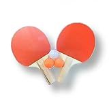 Kit 2 Raquete Para Ping Pong Tenis De Mesa Com 3 Bolas
