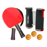 Kit 2 Raquete Tenis De Mesa Ping Pong Profissional   Brinde