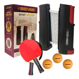 Kit 2 Raquete Tenis De Mesa Ping Pong Profissional Lisa Rede