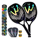 Kit 2 Raquetes Beach Tennis Camewin