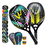 Kit 2 Raquetes Beach Tennis Camewin