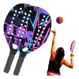 Kit 2 Raquetes De Beach Tennis Com Bolinha Original Praia