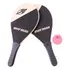 Kit 2 Raquetes De Praia E 1 Bola P/ Frescobol Mormaii Belfix