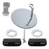Kit 2 Receptor Digital Satmax 6 Elsys + Antena Lnbf Ku Cabo