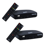 Kit 2 Receptor Tv Digital Satélite Parabólica Full Hd Bs9900
