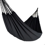 Kit 2 Rede De Dormir Descanso Gigante Casal Fábrica Cor Preto Reforçada Algodão Acampamento Varanda Jardim Casa Alpendre Criança Adulto Liso