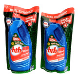 Kit 2 Refil 900ml Algicida Choque Solucao Agua Verde