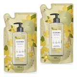 Kit 2 Refil Hidratante Des Corporal Instance Baunilha 350ml