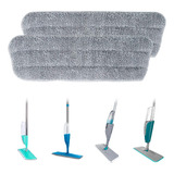 Kit 2 Refil Para Mop Spray Vassoura Magica Rodo Magico