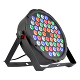 Kit 2 Refletor 54 Leds Rgbwa Bivolt Dmx Strobo Auto Jdb 545