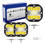 Kit 2 Refletor Holofote Farol De Milha Led 60w 9 60v Auxilar Caminhão Off Road 1 Linha