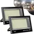 Kit 2 Refletor Led Smd Negagepro 300w Holofote Bivolt Ip67 Carcaça Preto Luz Branco-frio 110v/220v