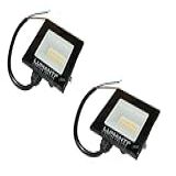 Kit 2 Refletores Led IP65 20W 3000k Quente LUMANTI