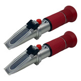 Kit 2 Refratômetro Solução Baterias Etileno Glicol Veículos