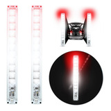 Kit 2 Régua Para Central Mini Vu Ajk Sound Super Leds Branco