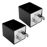 Kit 2 Rele Auxiliar Led Pisca 3 Pinos 12v 14a Universal