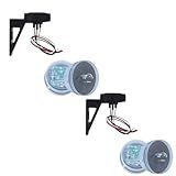 KIT 2 Relé Fotocélula Qualitronix QR54 Com Retardo E Base 3 Pinos QB1 - Bivolt Automático 127V-220V - Para Iluminação Externa - Fotocélula Com Sensibilidade Ajustável - Resistente UV