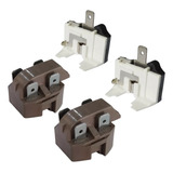 Kit 2 Rele Ptc 2 Protetor Termico Universal Geladeira 110v