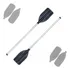 Kit 2 Remos Cabo Alumínio P/ Bote Barco Pesca Canoa 1,5 M