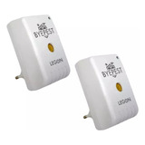 Kit 2 Repelente Eletrônico Espanta Pragas Rato Morcego 200m2
