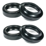 Kit 2 Retentor Bengala 2 Guarda Pó Nok Twister cb300 cb500