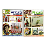 Kit 2 Revistas Pintura Em Tecido Coleção Susy