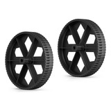 Kit 2 Roda Rodinha Carrinho Feira Premium Reforçado 30kg